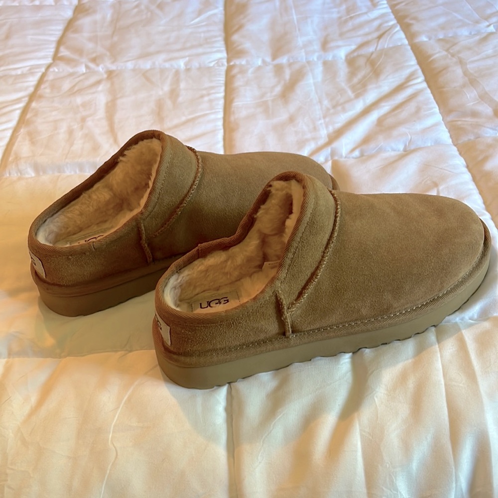 UGG plush slippers!